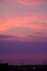 Scenic view of sky at sunset