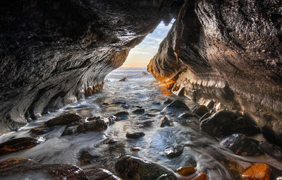 Scenic view of cave