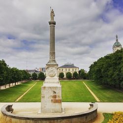 View of monument against cloudy sky