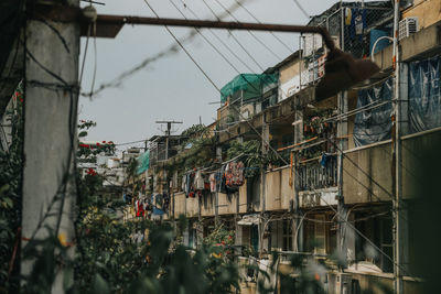 Panoramic view of buildings in city