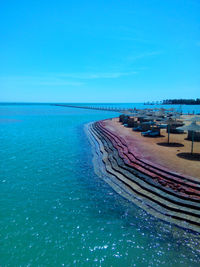 The area around zeytouna island in el gouna, egypt