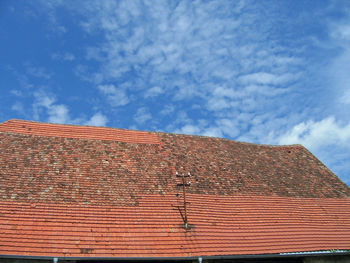 Low angle view of building against sky