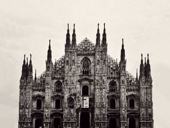 Low angle view of church