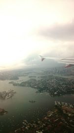 Aerial view of sea