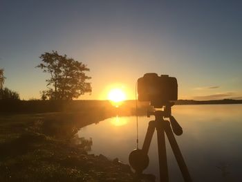 Scenic view of sunset