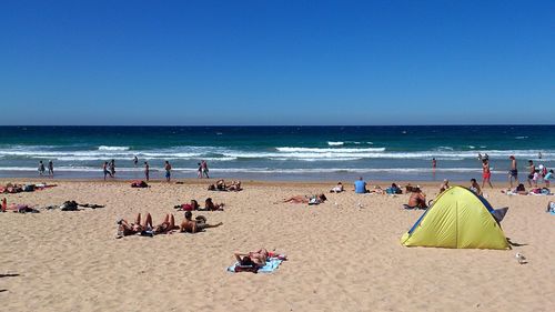 People on beach