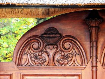 Close-up of ornate building