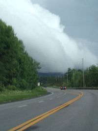 Road passing through highway