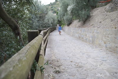 People walking on footpath