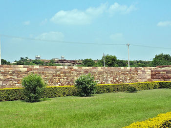 View of field against sky