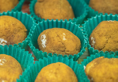 Close-up of cupcakes