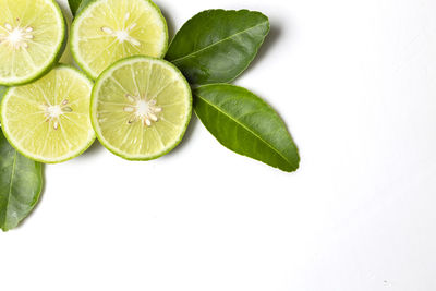 High angle view of fruits