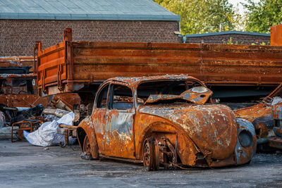 Old abandoned car