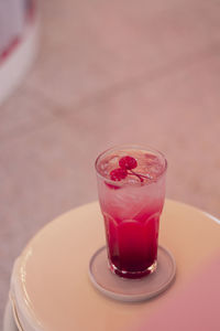 Close-up of drink on table