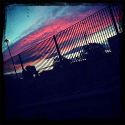 Clouds in sky at sunset