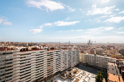 Cityscape against sky