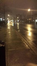 Street light at night