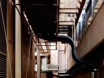 Low angle view of staircase of building