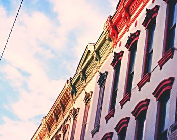 Low angle view of building against sky