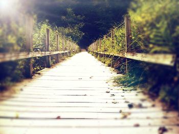 View of footbridge