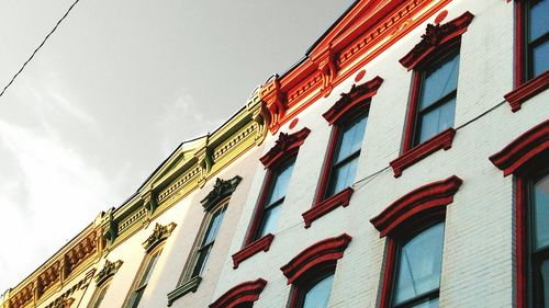 Low angle view of building against sky