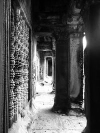 Corridor of old building