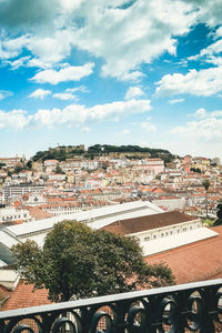 View of cityscape against sky