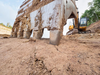 View of construction site