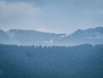 Panoramic view of landscape against sky