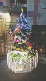 Close-up of christmas tree