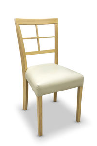 Empty chair against white background
