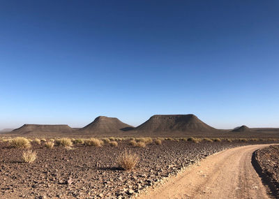 Scenic view near fish river canyon namibia