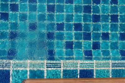 Full frame shot of swimming pool