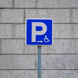 Wheelchair traffic signal on the street