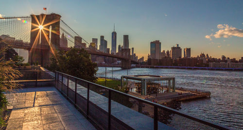 View of buildings at waterfront