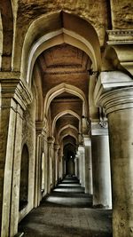 Corridor of historic building