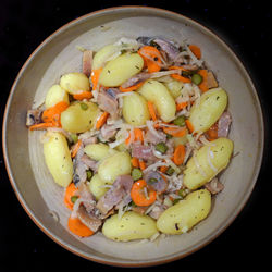 Close-up of food in plate