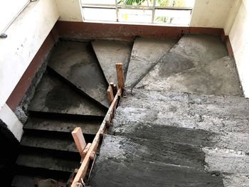 Close-up of steps