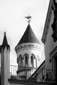 Low angle view of building against sky