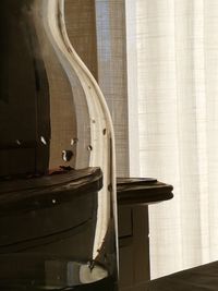 Close-up view of curtain