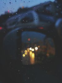 Raindrops on glass window