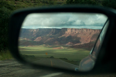 Road passing through landscape