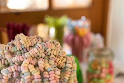 Close-up of colorful candies