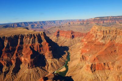 Scenic view of dramatic landscape