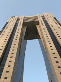 Low angle view of buildings against sky