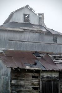 Exterior of house against clear sky