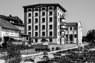 Buildings against sky in city