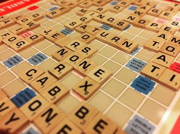 Full frame shot of computer keyboard