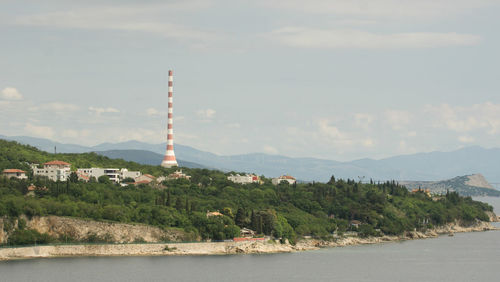 Scenic view of mountain against sky