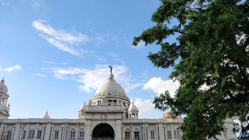 Low angle view of building against sky